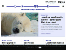 Tablet Screenshot of linflux.com